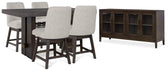 Burkhaus Dining Room Set - U&U Home Budget Furniture (Carteret, NJ)