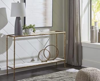 Ryandale Console Sofa Table - U&U Home Budget Furniture (Carteret, NJ)