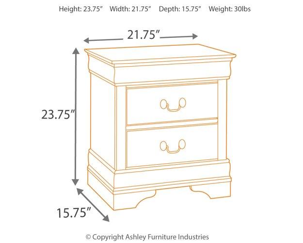 Alisdair Nightstand - U&U Home Budget Furniture (Carteret, NJ)