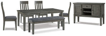 Hallanden Dining Room Set - U&U Home Budget Furniture (Carteret, NJ)