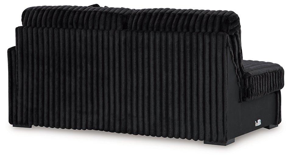 Midnight-Madness Sectional Sofa with Chaise - U&U Home Budget Furniture (Carteret, NJ)