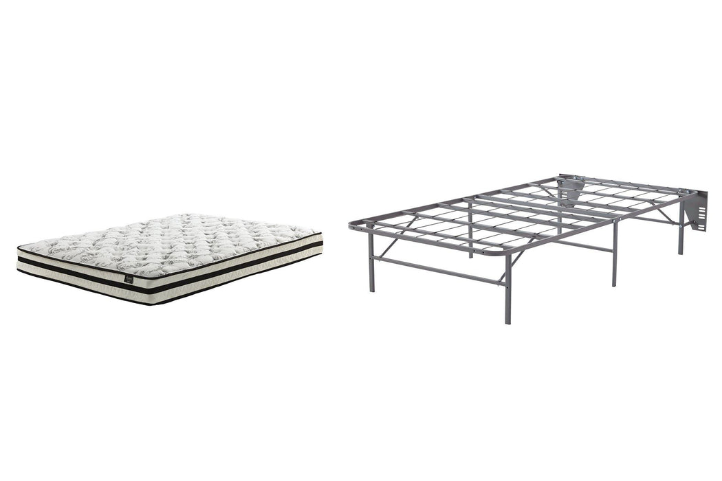 8 Inch Chime Innerspring Mattress Set - U&U Home Budget Furniture (Carteret, NJ)