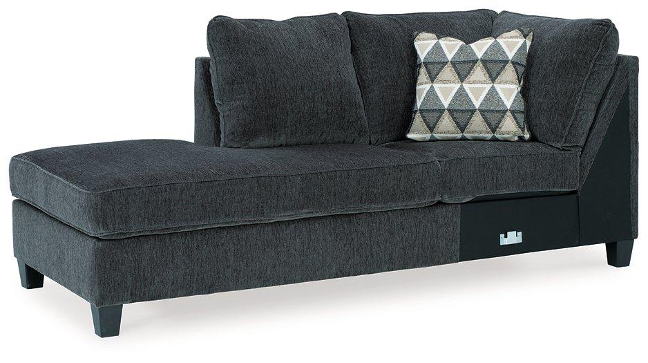 Abinger 2-Piece Sectional with Chaise - U&U Home Budget Furniture (Carteret, NJ)
