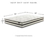 Chime 10 Inch Hybrid Mattress in a Box - U&U Home Budget Furniture (Carteret, NJ)