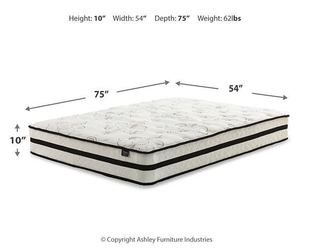 Chime 10 Inch Hybrid Mattress in a Box - U&U Home Budget Furniture (Carteret, NJ)