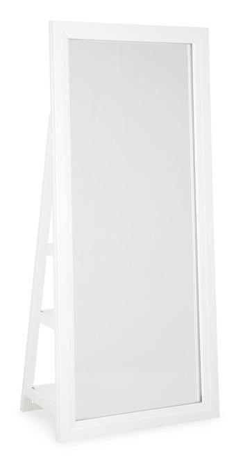Evesen Floor Standing Mirror/Storage - U&U Home Budget Furniture (Carteret, NJ)