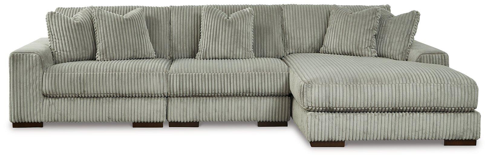 Lindyn Sectional with Chaise - U&U Home Budget Furniture (Carteret, NJ)