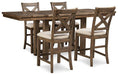 Moriville Counter Height Dining Set - U&U Home Budget Furniture (Carteret, NJ)