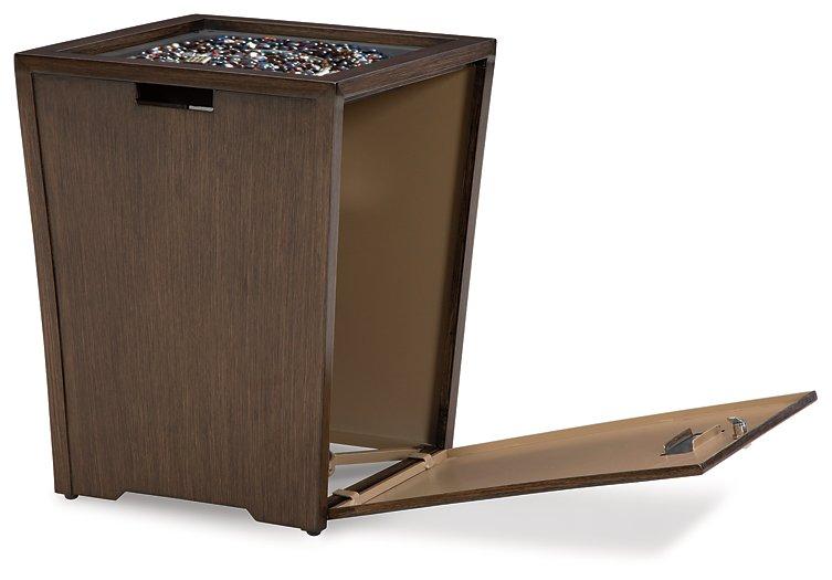 Rodeway South Fire Pit - U&U Home Budget Furniture (Carteret, NJ)