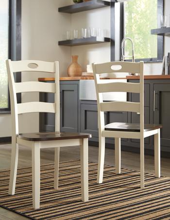 Woodanville Dining Chair Set - U&U Home Budget Furniture (Carteret, NJ)