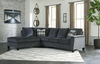 Abinger 2-Piece Sectional with Chaise - U&U Home Budget Furniture (Carteret, NJ)