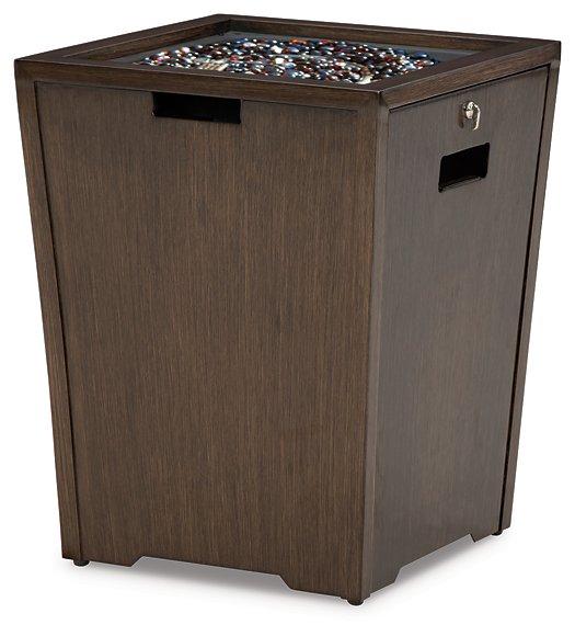 Rodeway South Fire Pit - U&U Home Budget Furniture (Carteret, NJ)