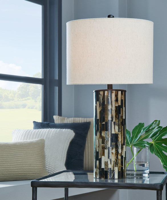 Ellford Lamp Set - U&U Home Budget Furniture (Carteret, NJ)