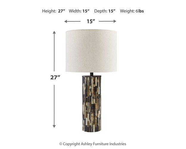 Ellford Lamp Set - U&U Home Budget Furniture (Carteret, NJ)