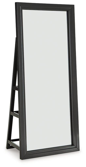 Evesen Floor Standing Mirror/Storage - U&U Home Budget Furniture (Carteret, NJ)