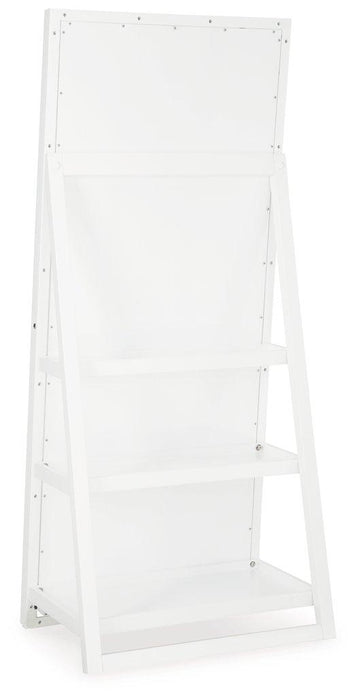 Evesen Floor Standing Mirror/Storage - U&U Home Budget Furniture (Carteret, NJ)