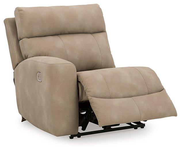 Next-Gen DuraPella Power Reclining Sectional Loveseat - U&U Home Budget Furniture (Carteret, NJ)