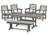 Visola Outdoor Dining Set - U&U Home Budget Furniture (Carteret, NJ)
