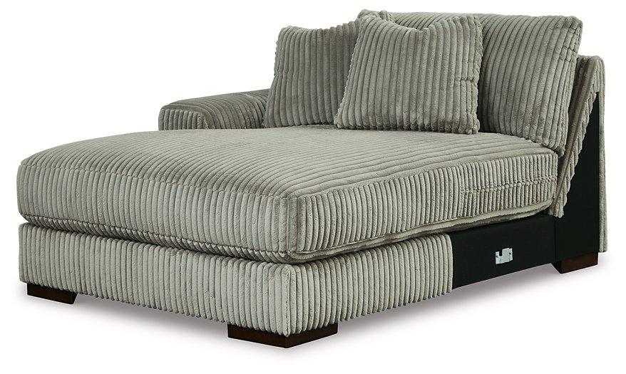 Lindyn Sectional with Double Chaise - U&U Home Budget Furniture (Carteret, NJ)