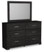 Belachime Dresser and Mirror - U&U Home Budget Furniture (Carteret, NJ)