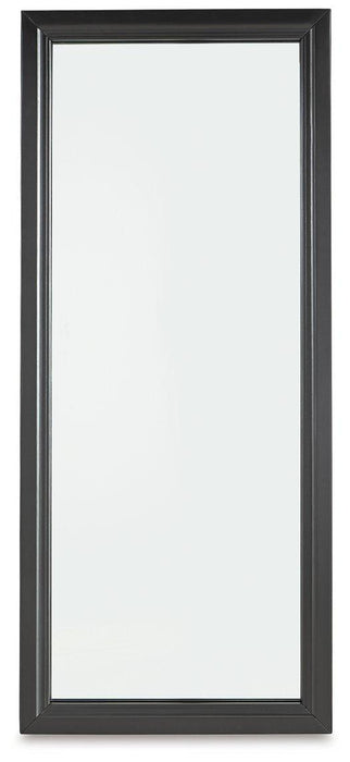 Evesen Floor Standing Mirror/Storage - U&U Home Budget Furniture (Carteret, NJ)
