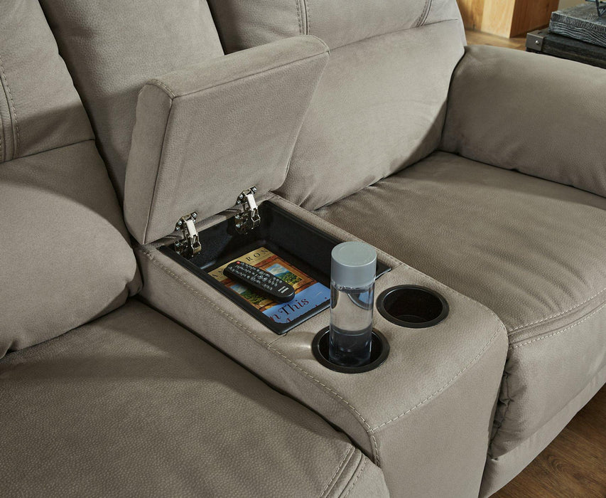 Next-Gen Gaucho Reclining Loveseat with Console - U&U Home Budget Furniture (Carteret, NJ)