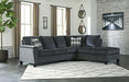 Abinger 2-Piece Sectional with Chaise - U&U Home Budget Furniture (Carteret, NJ)