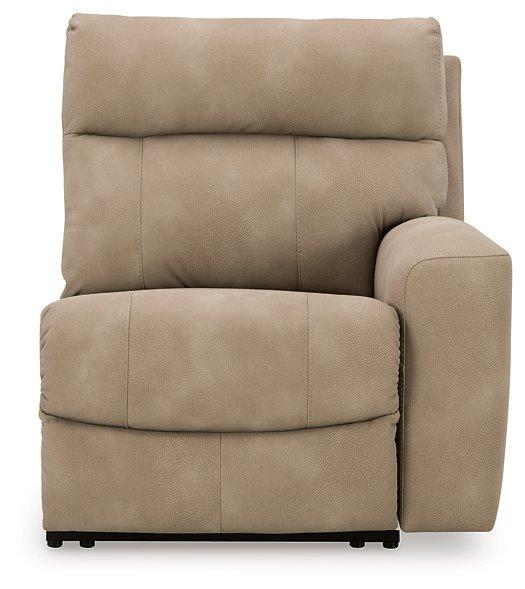 Next-Gen DuraPella Power Reclining Sectional Loveseat with Console - U&U Home Budget Furniture (Carteret, NJ)