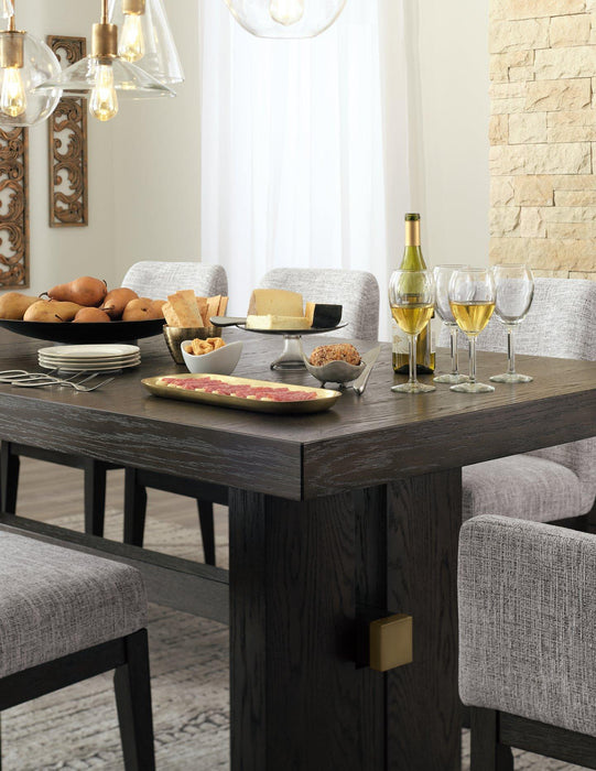 Burkhaus Dining Room Set - U&U Home Budget Furniture (Carteret, NJ)