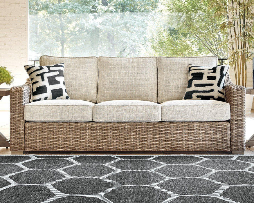 Beachcroft Beachcroft Nuvella Sofa with Coffee and End Table - U&U Home Budget Furniture (Carteret, NJ)