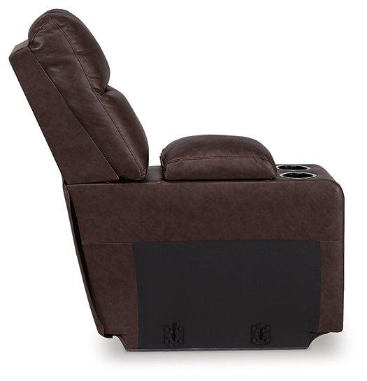 Punch Up Power Reclining Sectional Loveseat with Console - U&U Home Budget Furniture (Carteret, NJ)