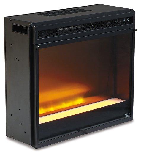 Wildenauer 76" TV Stand with Electric Fireplace - U&U Home Budget Furniture (Carteret, NJ)