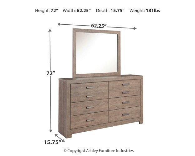 Culverbach Dresser and Mirror - U&U Home Budget Furniture (Carteret, NJ)