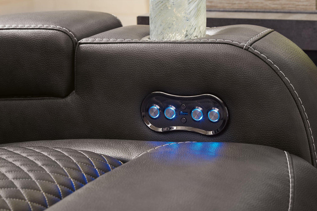 Fyne-Dyme Power Recliner - U&U Home Budget Furniture (Carteret, NJ)