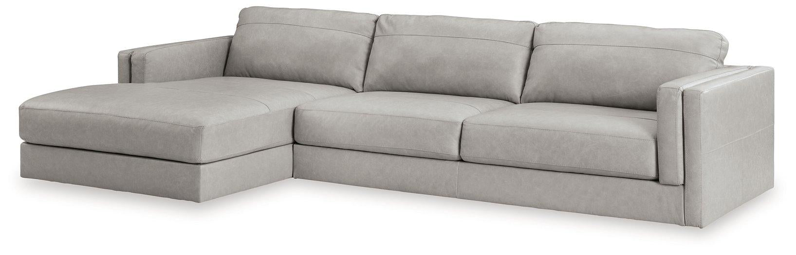 Amiata Sectional with Chaise - U&U Home Budget Furniture (Carteret, NJ)