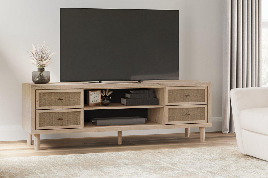 Cielden 72" TV Stand with Electric Fireplace - U&U Home Budget Furniture (Carteret, NJ)