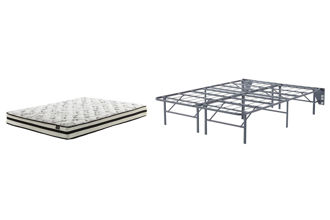 8 Inch Chime Innerspring Mattress Set - U&U Home Budget Furniture (Carteret, NJ)