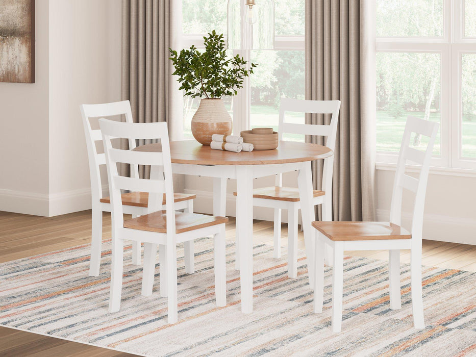 Gesthaven Dining Drop Leaf Table - U&U Home Budget Furniture (Carteret, NJ)