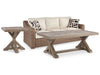 Beachcroft Beachcroft Nuvella Sofa with Coffee and End Table - U&U Home Budget Furniture (Carteret, NJ)