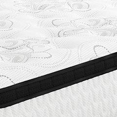 Chime 12 Inch Hybrid Mattress Package - U&U Home Budget Furniture (Carteret, NJ)