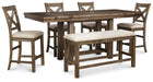 Moriville Counter Height Dining Set - U&U Home Budget Furniture (Carteret, NJ)