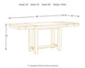 Moriville Counter Height Dining Set - U&U Home Budget Furniture (Carteret, NJ)