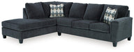 Abinger 2-Piece Sectional with Chaise - U&U Home Budget Furniture (Carteret, NJ)