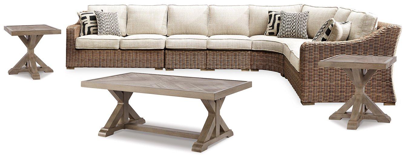 Beachcroft Outdoor Seating Set - U&U Home Budget Furniture (Carteret, NJ)