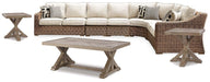 Beachcroft Outdoor Seating Set - U&U Home Budget Furniture (Carteret, NJ)