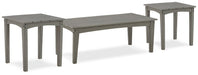 Visola Outdoor Occasional Table Set - U&U Home Budget Furniture (Carteret, NJ)