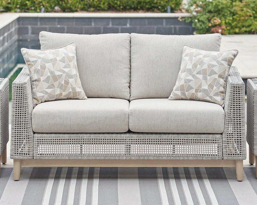 Seton Creek Outdoor Seating Set - U&U Home Budget Furniture (Carteret, NJ)