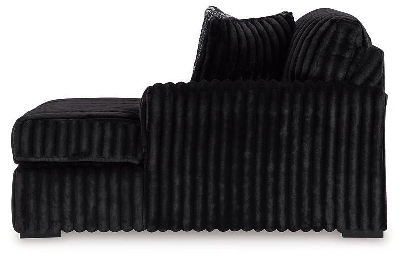 Midnight-Madness Super Chaise - U&U Home Budget Furniture (Carteret, NJ)