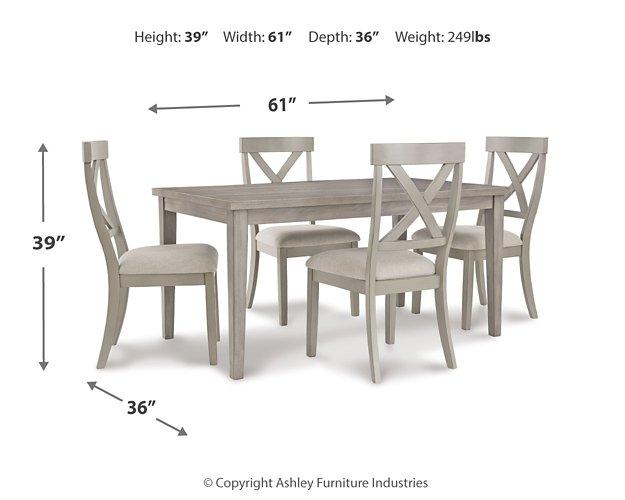 Parellen Dining Room Set - U&U Home Budget Furniture (Carteret, NJ)