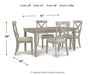 Parellen Dining Room Set - U&U Home Budget Furniture (Carteret, NJ)